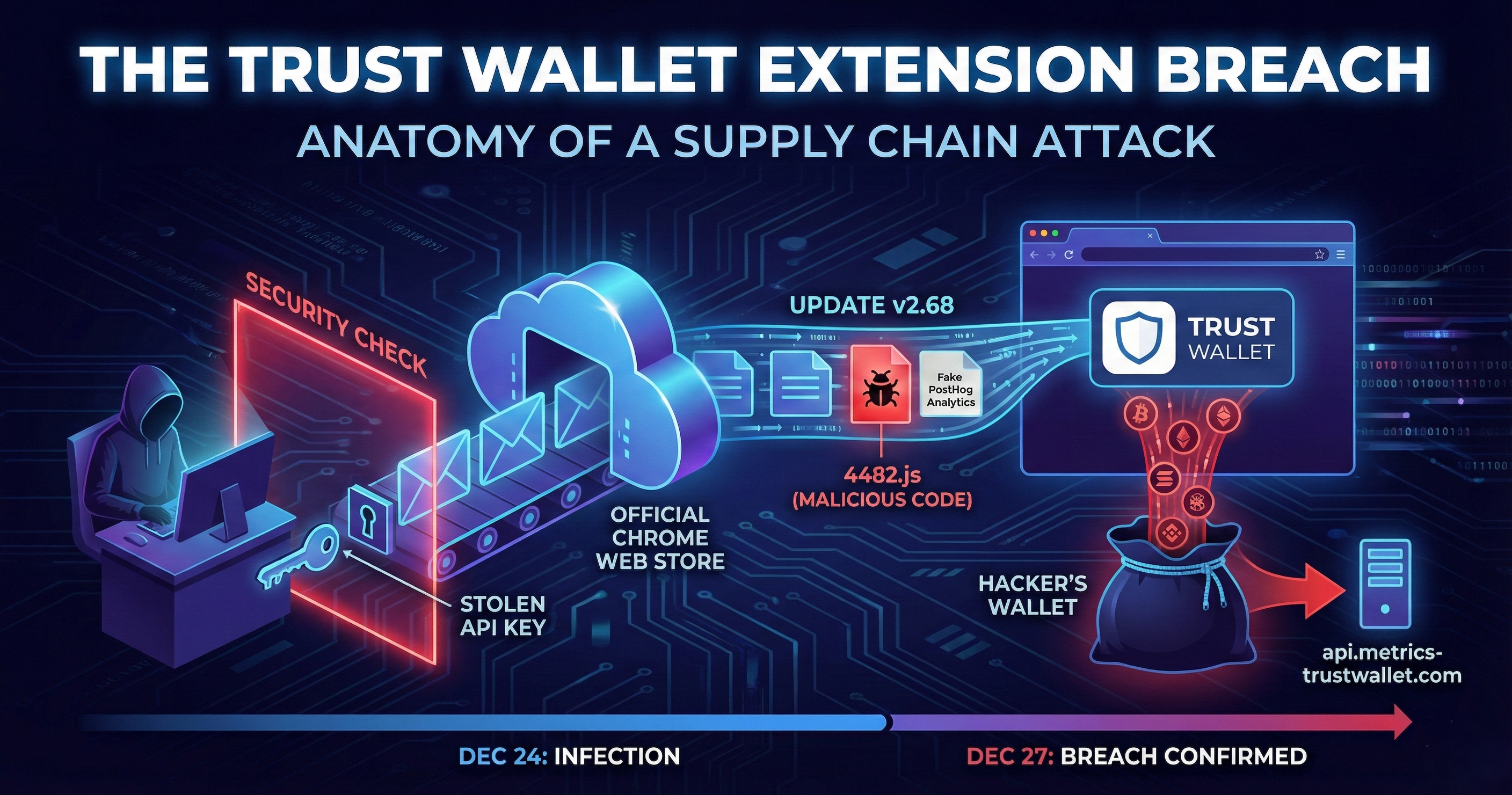 The Trust Wallet Extension Breach: Anatomy of a Supply Chain Attack | Safe  Edges Insights